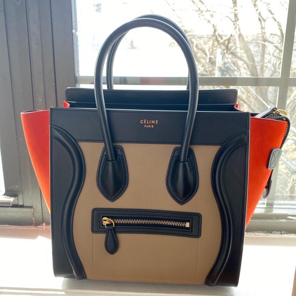 CELINE Tri color Handbag